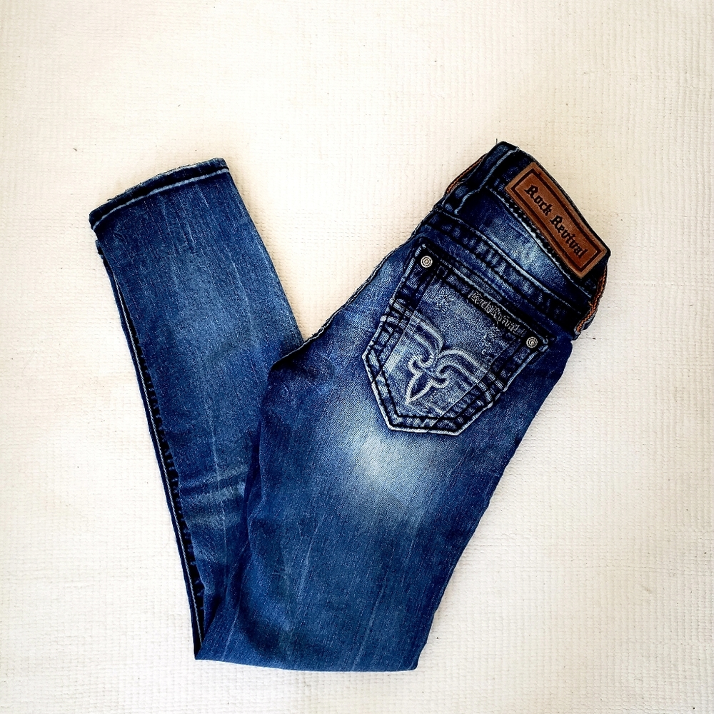 Rock REVIVAL ankle capri sz 24